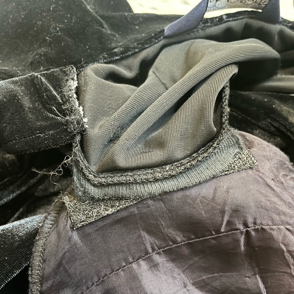 Vintage Preston & York crush velvet black button down long sleeve shirt - Picture 7 of 17